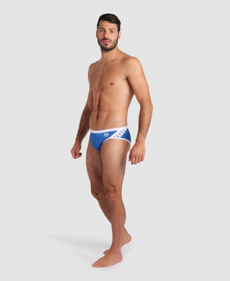 Arena Icons Schwimmhose Blau Weiß | BMM74H-225