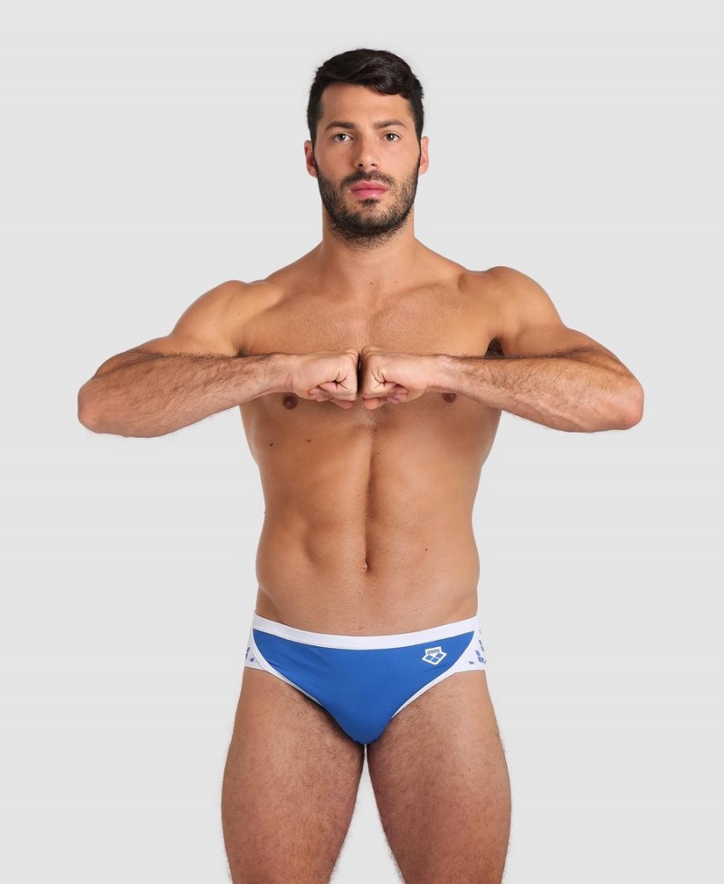 Arena Icons Schwimmhose Blau Weiß | BMM74H-225