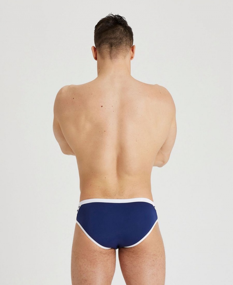 Arena Icons Schwimmhose Navy Weiß | ZSP33L-129