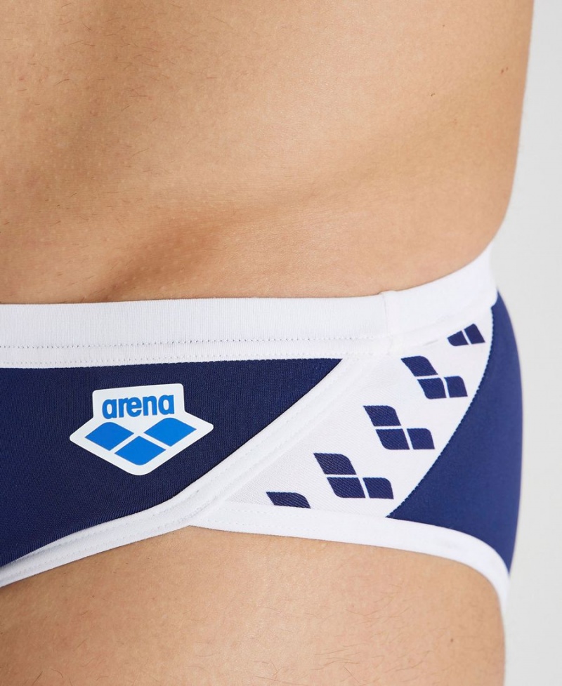 Arena Icons Schwimmhose Navy Weiß | ZSP33L-129