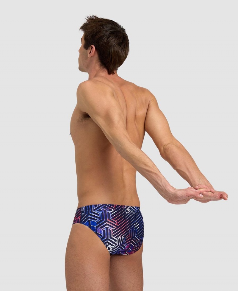 Arena Kikko Pro Schwimmhose Blau Rot | EKX00L-328