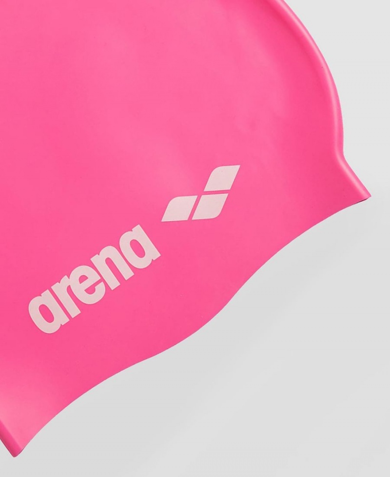 Arena Klassische Silikon Badekappe Rosa | BED32U-770