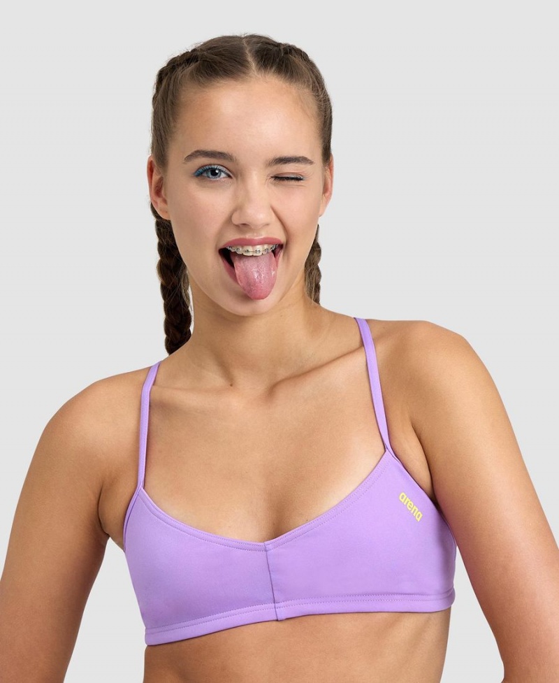 Arena Live Bandeau Bikinioberteil Lila | JZP99A-998