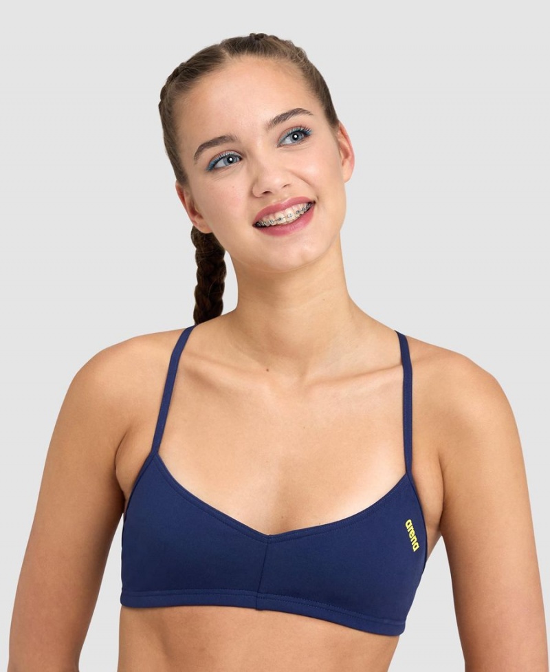 Arena Live Bandeau Bikinioberteil Navy | FUW29U-860