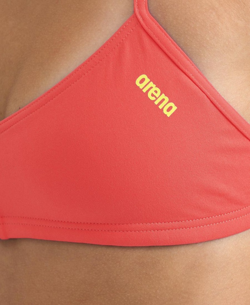 Arena Live Bandeau Bikinioberteil Rot | PPP90N-026