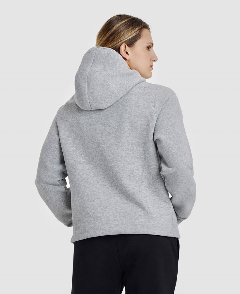 Arena Logo Mit Kapuze Sweatshirt Grau | CVS33B-781