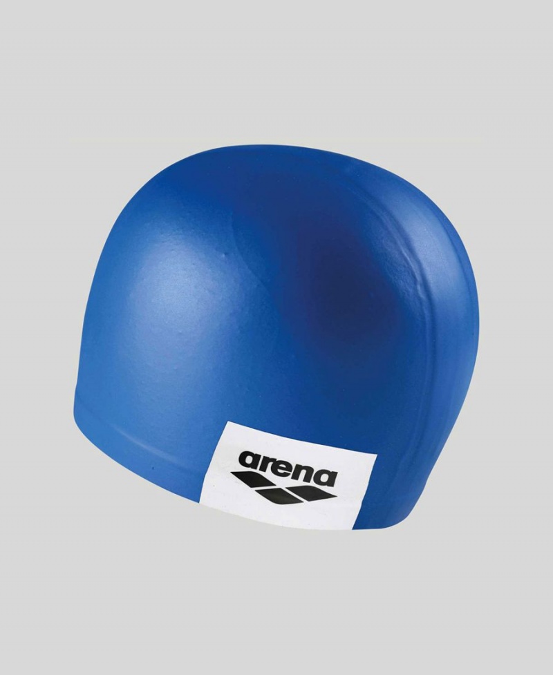 Arena Logo Moulded Silikon Badekappe Blau | KJH52N-354