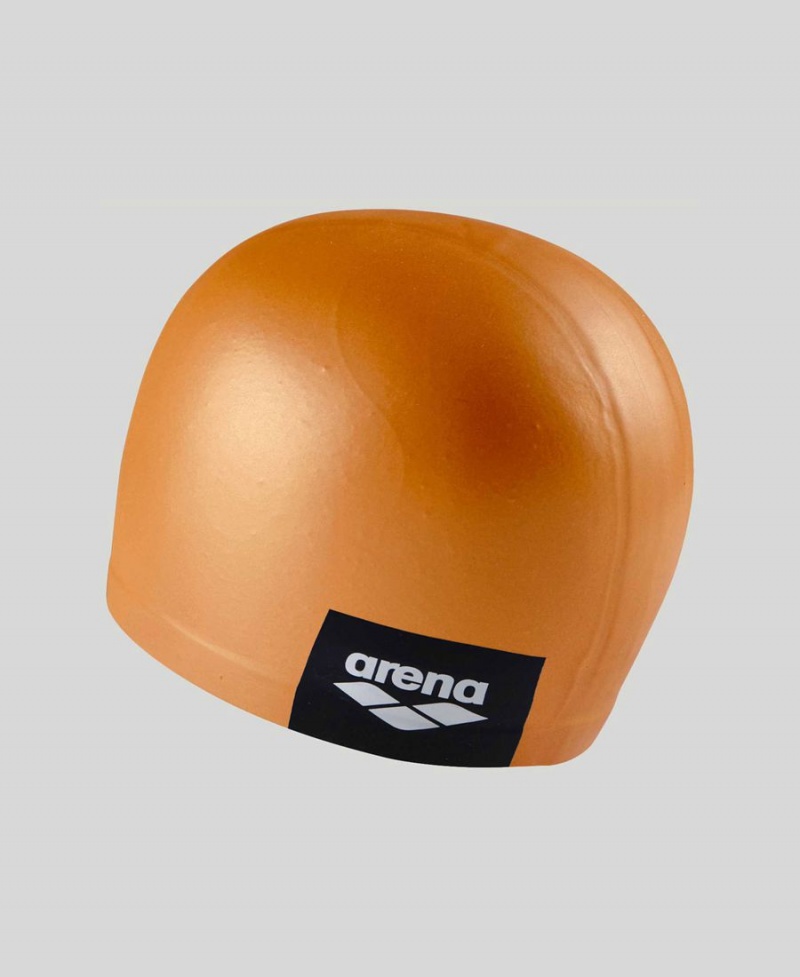 Arena Logo Moulded Silikon Badekappe Orange | WRP67S-859