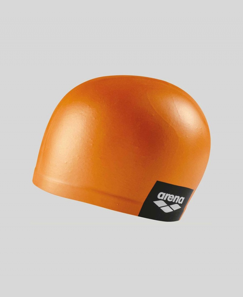 Arena Logo Moulded Silikon Badekappe Orange | WRP67S-859