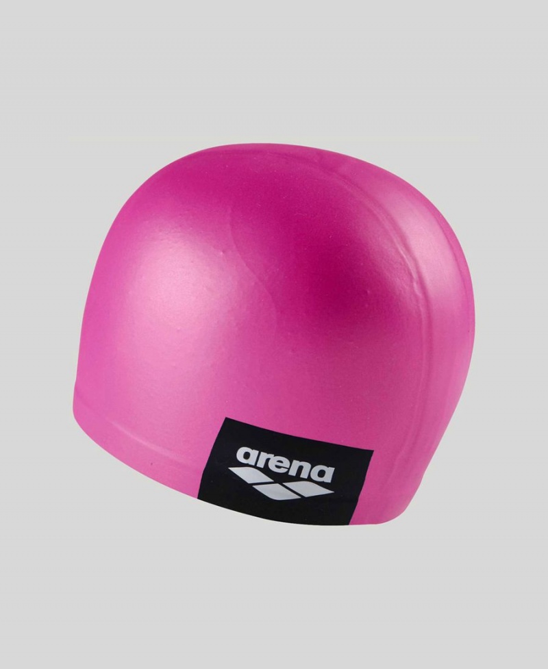 Arena Logo Moulded Silikon Badekappe Rosa | HCQ30M-821