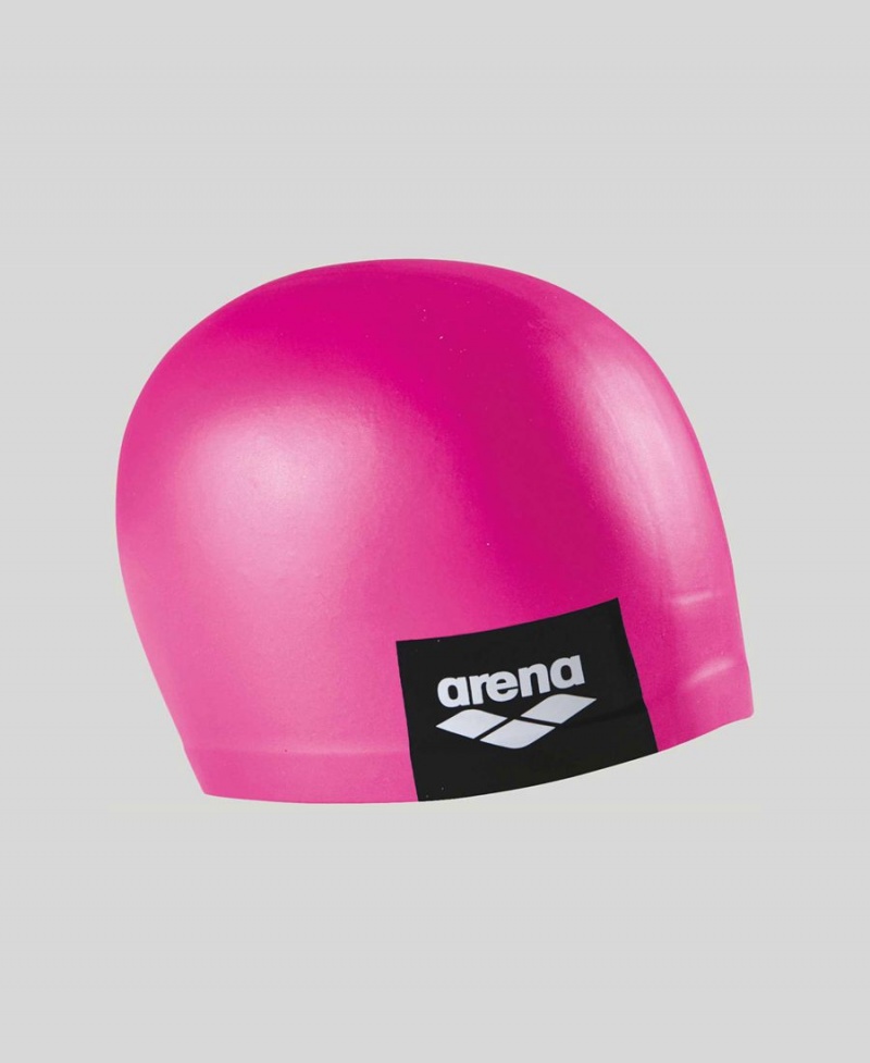 Arena Logo Moulded Silikon Badekappe Rosa | HCQ30M-821