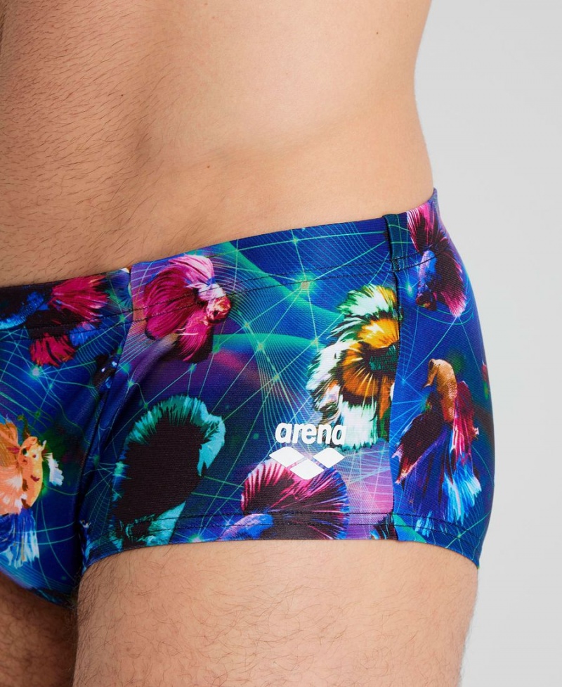 Arena Low Waisted All Over Print Schwimmhose Schwarz Mehrfarbig | AOP50J-303