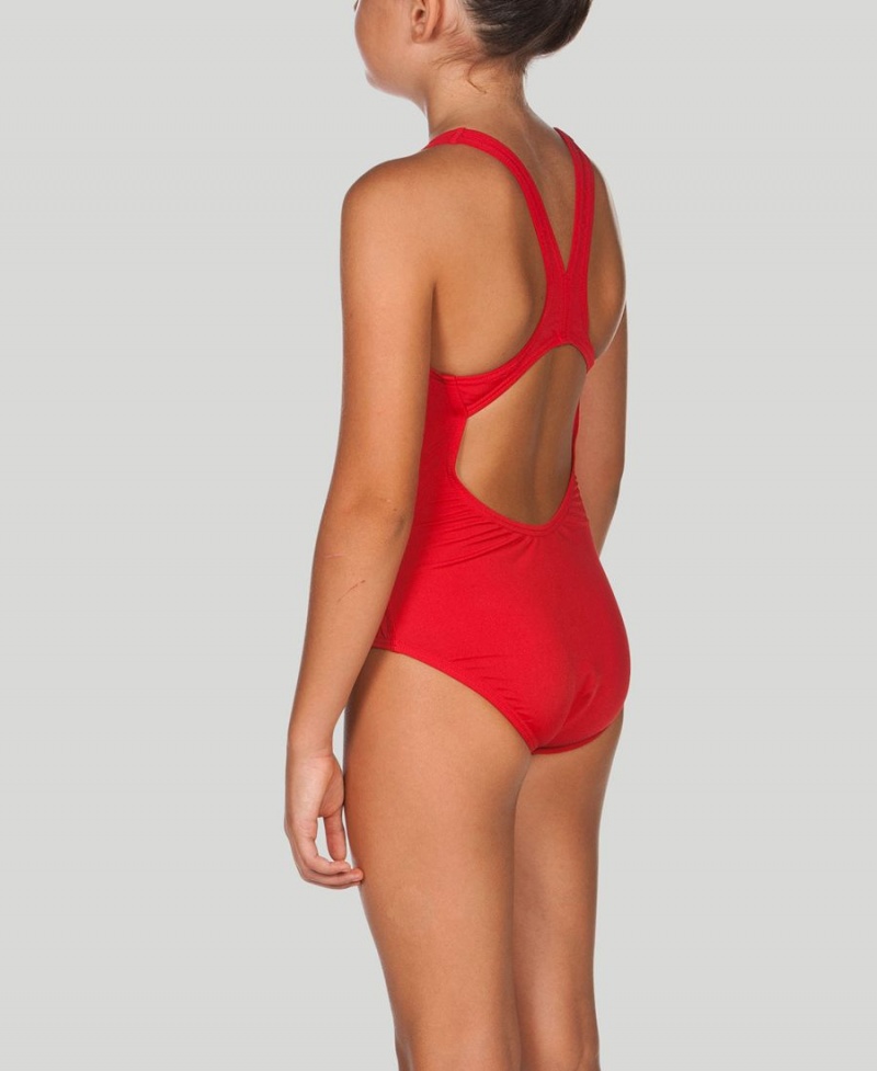 Arena Madison Youth Swim Pro Back Badeanzug Rot | CXW49Q-180