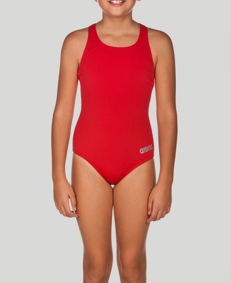 Arena Madison Youth Swim Pro Back Badeanzug Rot | CXW49Q-180