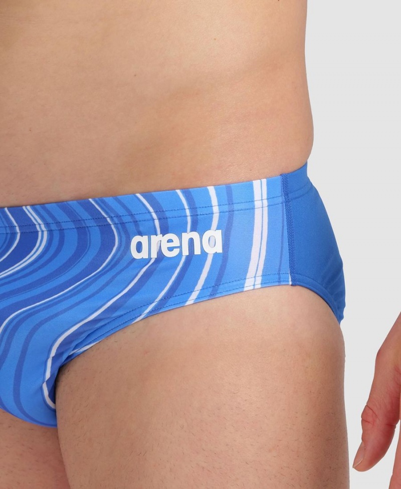 Arena Marbled Schwimmhose Blau Mehrfarbig | LSO00X-709