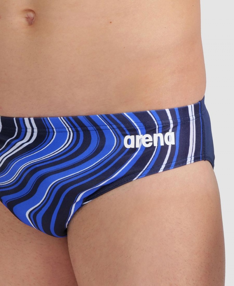 Arena Marbled Schwimmhose Navy Mehrfarbig | GBW91Y-719