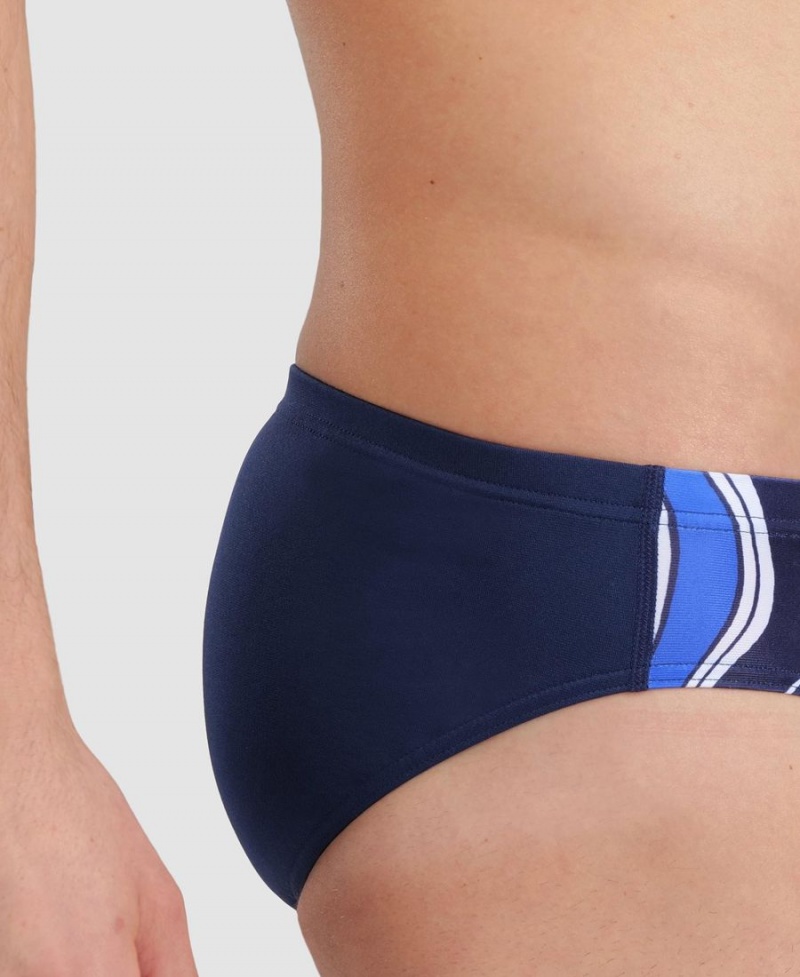 Arena Marbled Schwimmhose Navy Mehrfarbig | GBW91Y-719