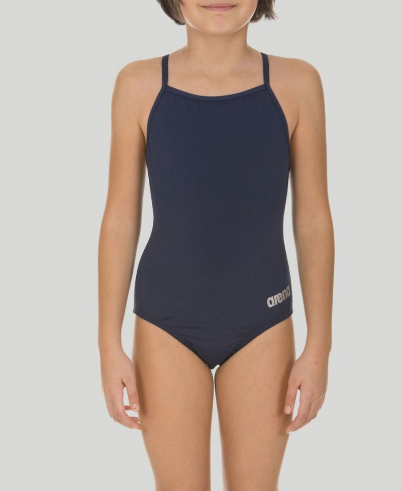 Arena Master Youth Light Drop Back Badeanzug Navy | EBE97C-212