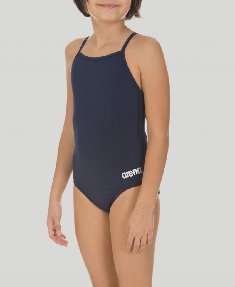 Arena Master Youth Light Drop Back Badeanzug Navy | EBE97C-212