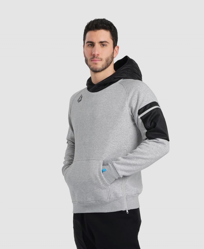 Arena Mit Kapuze Tech Sweatshirt Grau | JXN61X-414