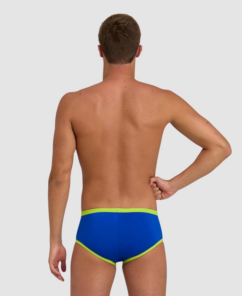 Arena One Big Logo Schwimmhose Blau Grün | DPV99Z-589