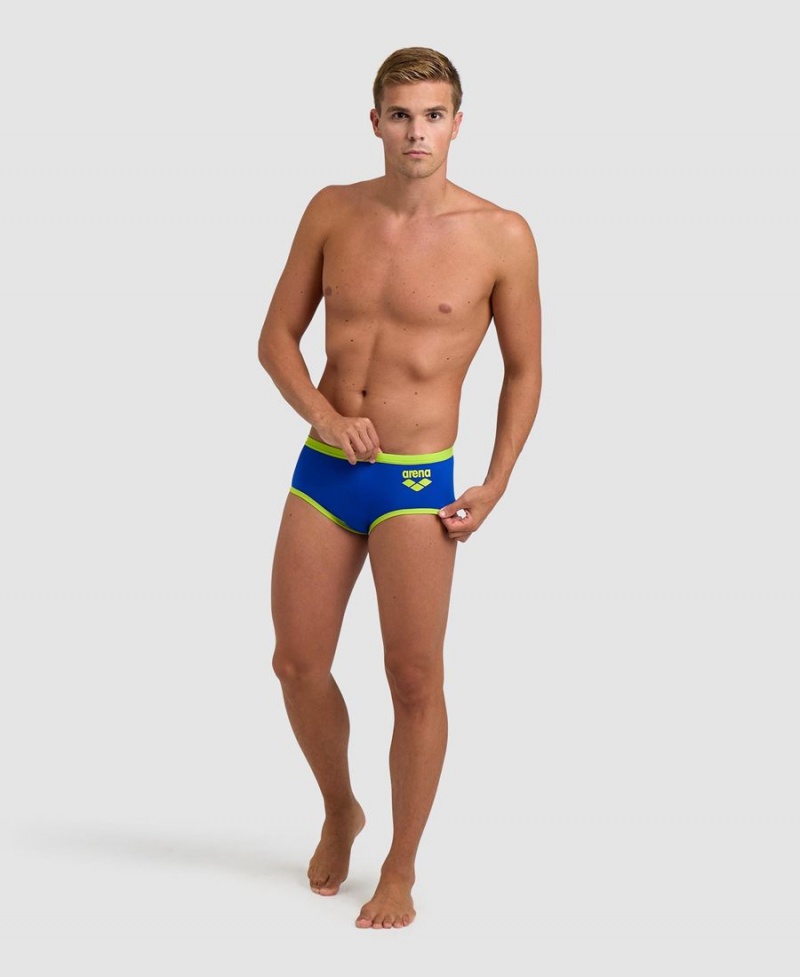 Arena One Big Logo Schwimmhose Blau Grün | DPV99Z-589