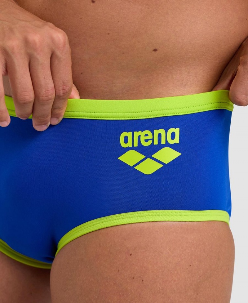 Arena One Big Logo Schwimmhose Blau Grün | DPV99Z-589