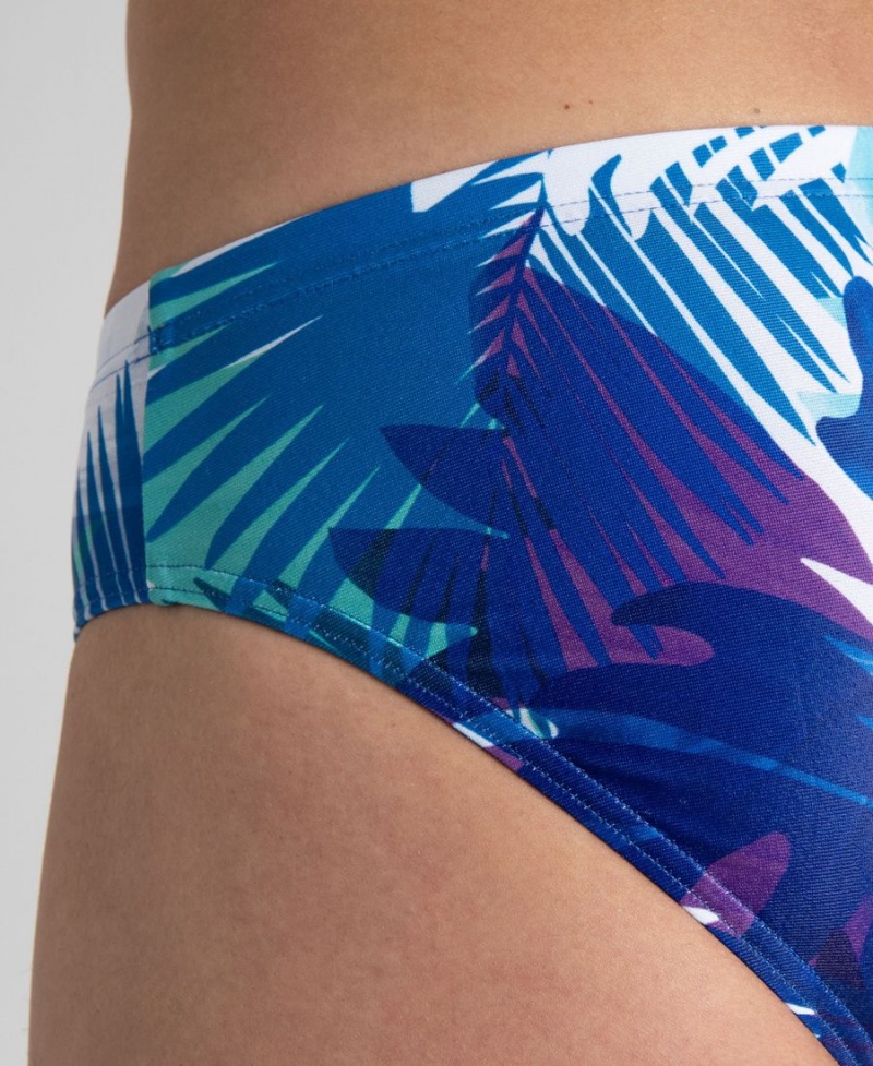 Arena Palm Print Schwimmhose Navy Mehrfarbig | BBL00Z-654