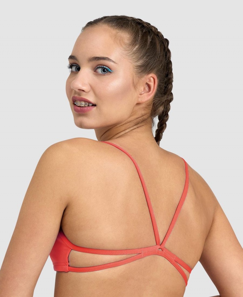 Arena Play Bandeau Bikinioberteil Rot | RZP99U-528