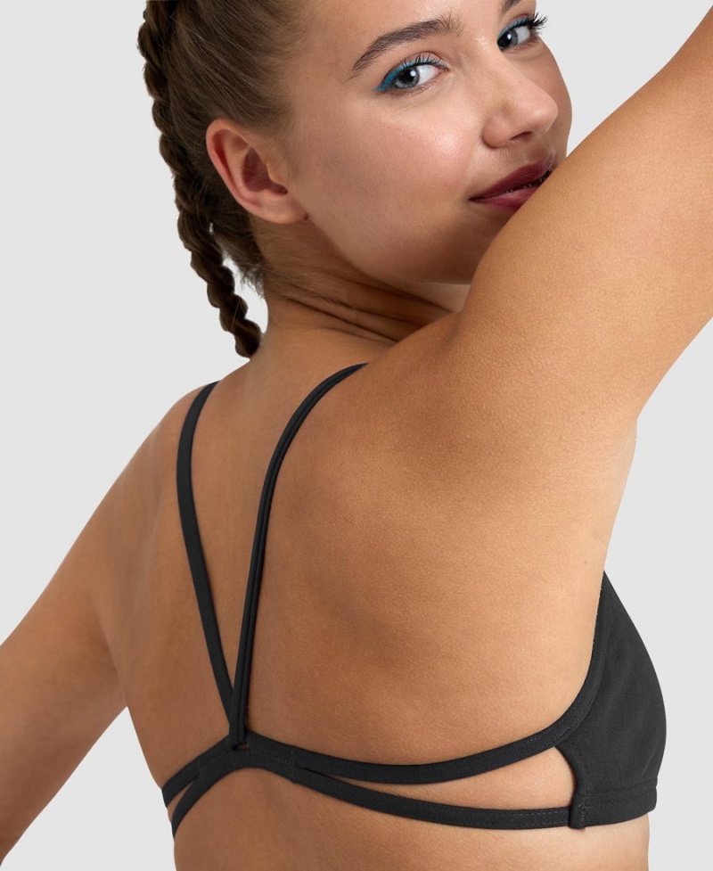 Arena Play Bandeau Bikinioberteil Schwarz | OVM21F-288