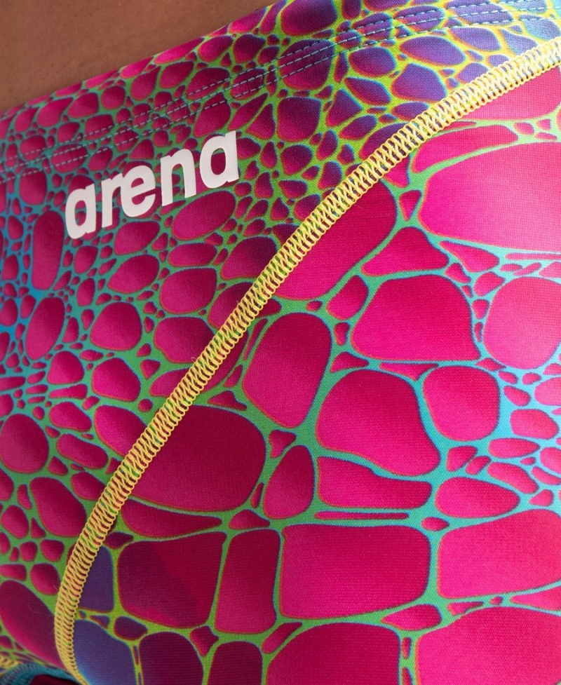 Arena Powerskin ST Next Eco Limited Edition Jr Jammer Rosa Grün Mehrfarbig | VFU11I-255