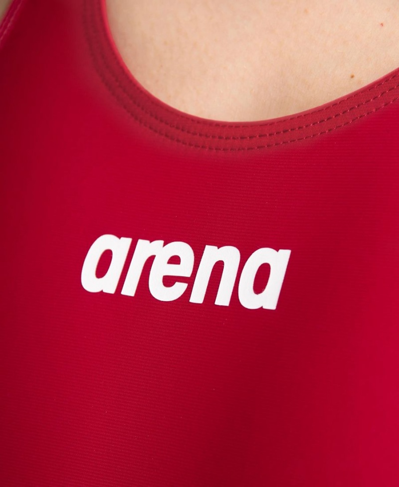 Arena Powerskin ST Next Eco Open Back Wettkampfanzug Rot | OPQ66S-845