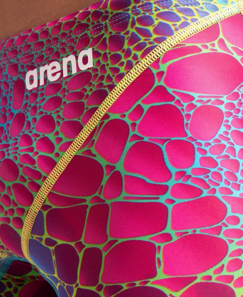 Arena Powerskin ST Next Limited Edition Jammer Rosa Grün Mehrfarbig | VQQ61P-587