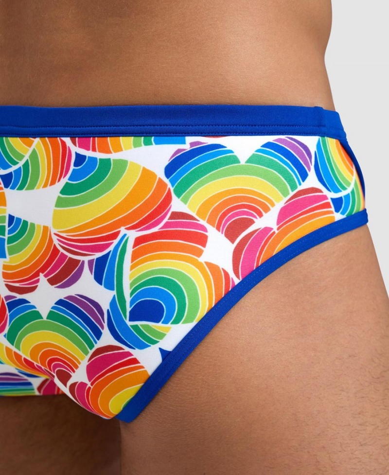 Arena Pride Schwimmhose Blau Weiß Mehrfarbig | HIR46H-294