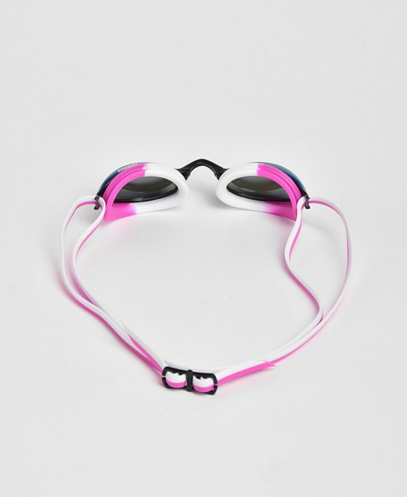 Arena Python Mirror Schwimmbrille Lila Rosa Weiß | HUZ80X-041