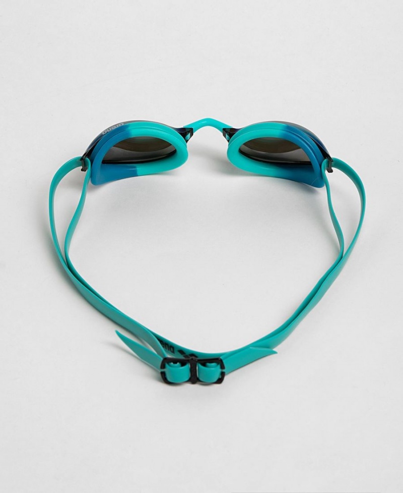 Arena Python Mirror Schwimmbrille Türkis Blau | GBY59K-427