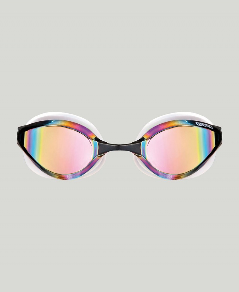 Arena Python Mirror Schwimmbrille Weiß Schwarz | HKW15Z-309