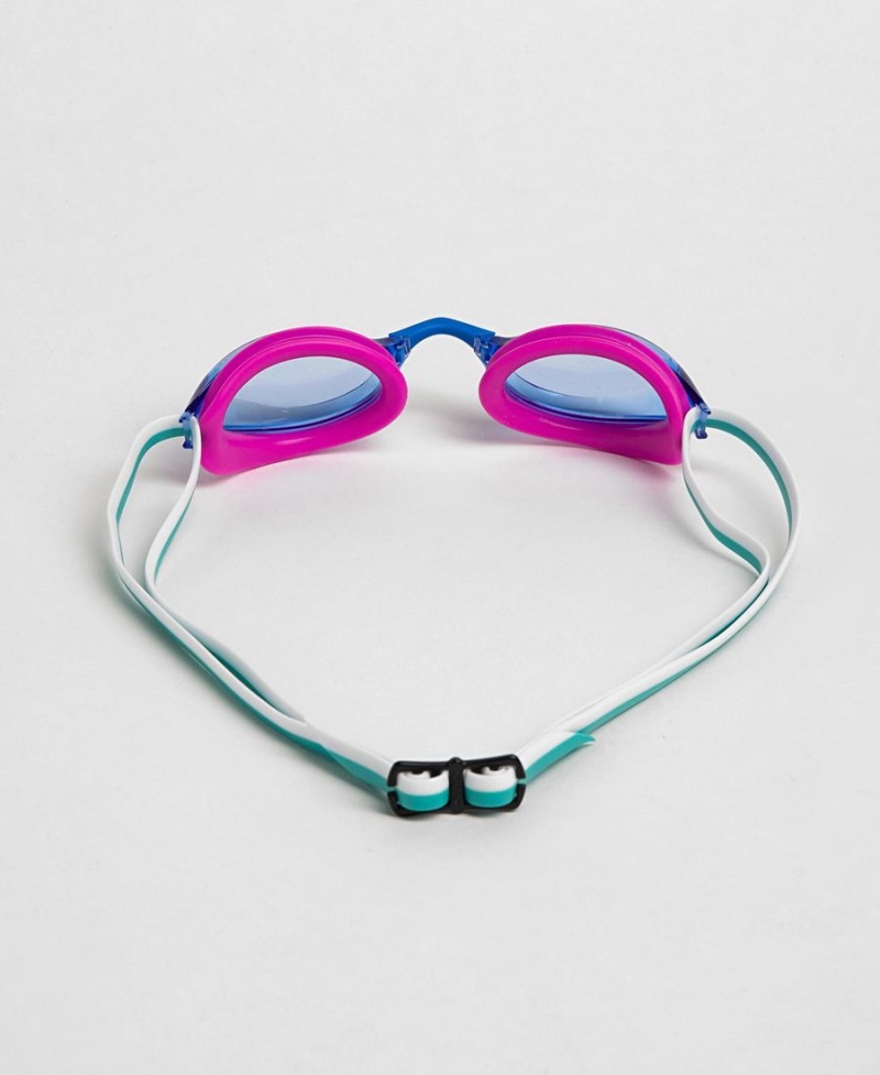 Arena Python Schwimmbrille Blau Rosa | LOP79O-919