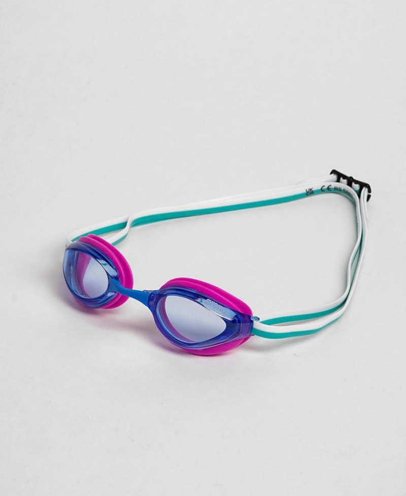 Arena Python Schwimmbrille Blau Rosa | LOP79O-919