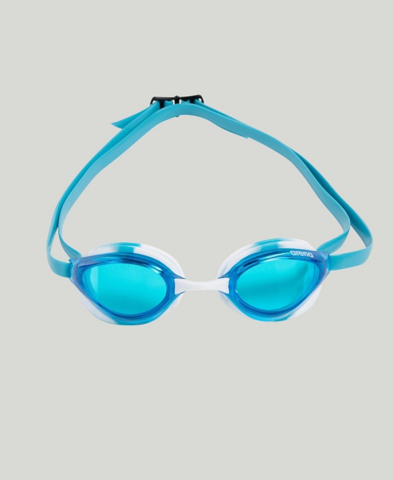 Arena Python Schwimmbrille Blau Weiß | KVH46T-778