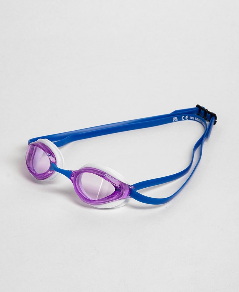 Arena Python Schwimmbrille Lila Weiß Blau | TOF84Q-363