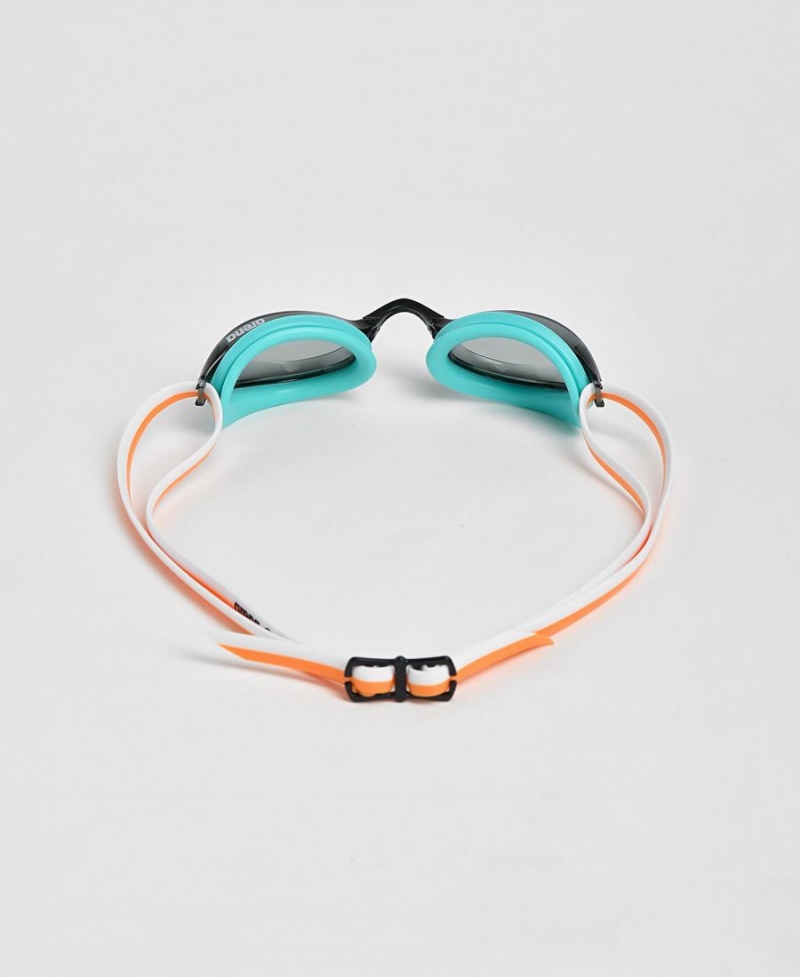 Arena Python Schwimmbrille Türkis Orange | LIW26L-870