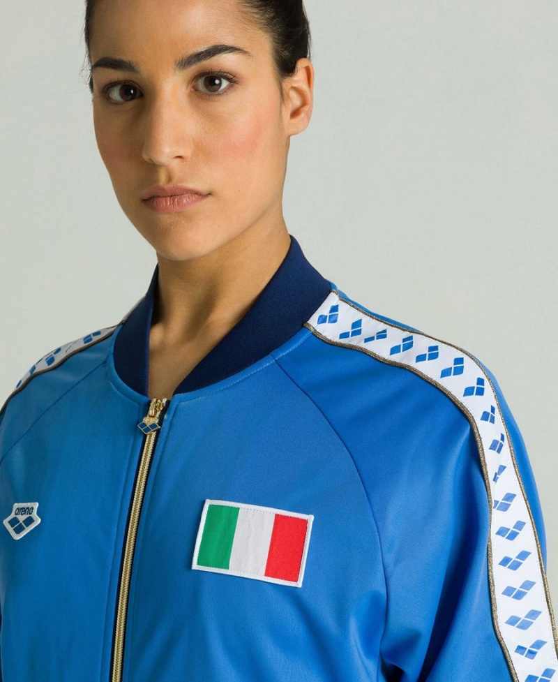 Arena Relax IV Nations Team Jacke Blau | KHZ46O-525