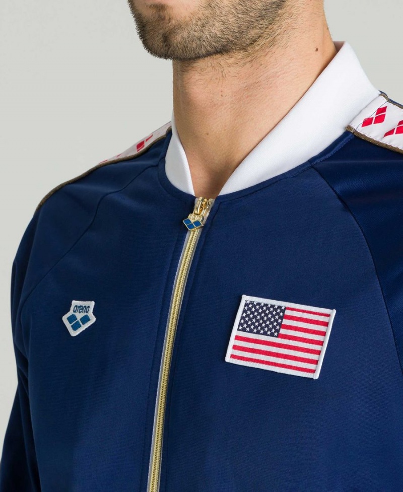 Arena Relax IV Nations Team Jacke Navy | QOK63P-050