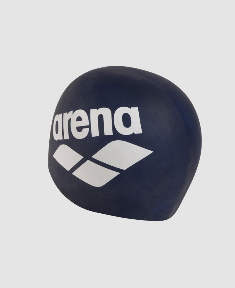 Arena Reversible Badekappe Weiß Navy | RUY55N-128