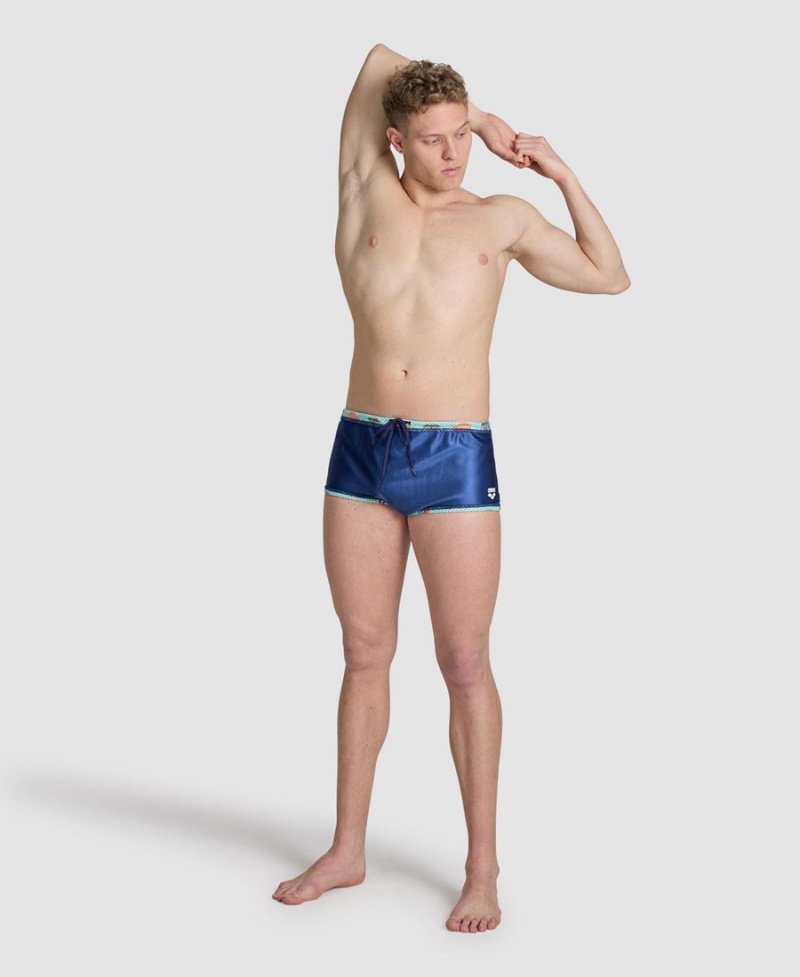 Arena Reversible Drag Suit Schwimmhose Navy Türkis Mehrfarbig | VIW09B-352