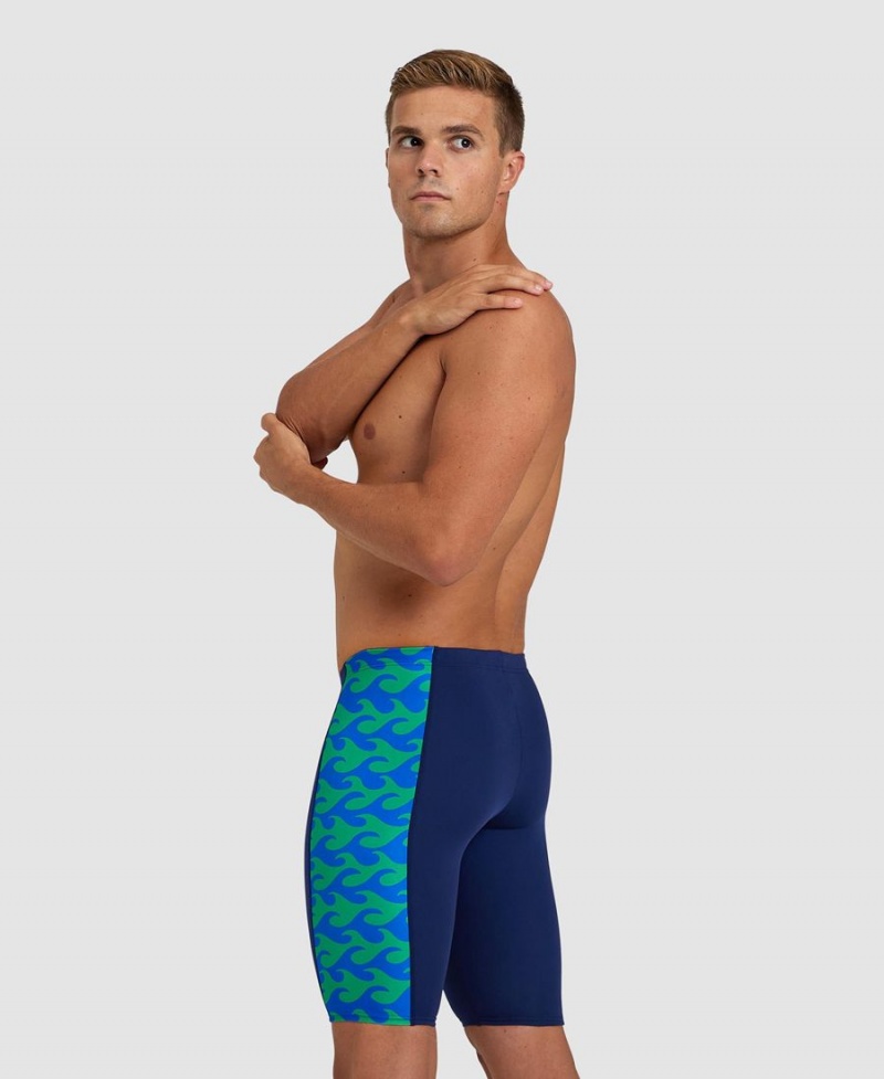 Arena Ride The Wave Jammer Navy Grün | EVI62J-601