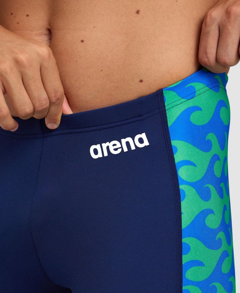 Arena Ride The Wave Jammer Navy Grün | EVI62J-601