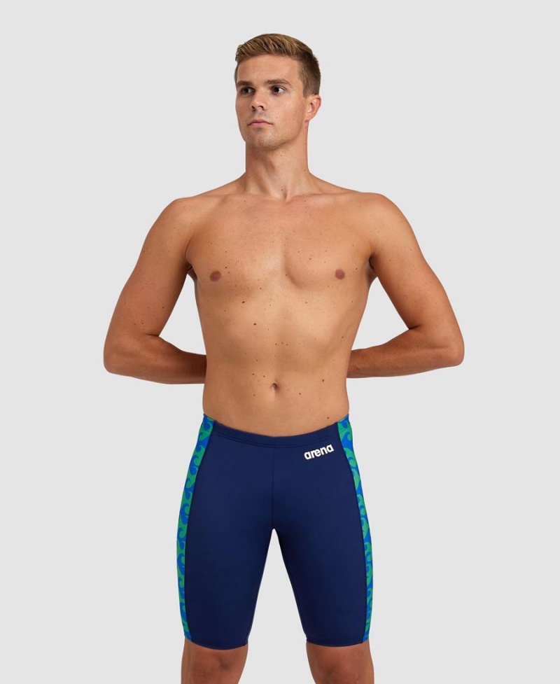 Arena Ride The Wave Jammer Navy Grün | EVI62J-601