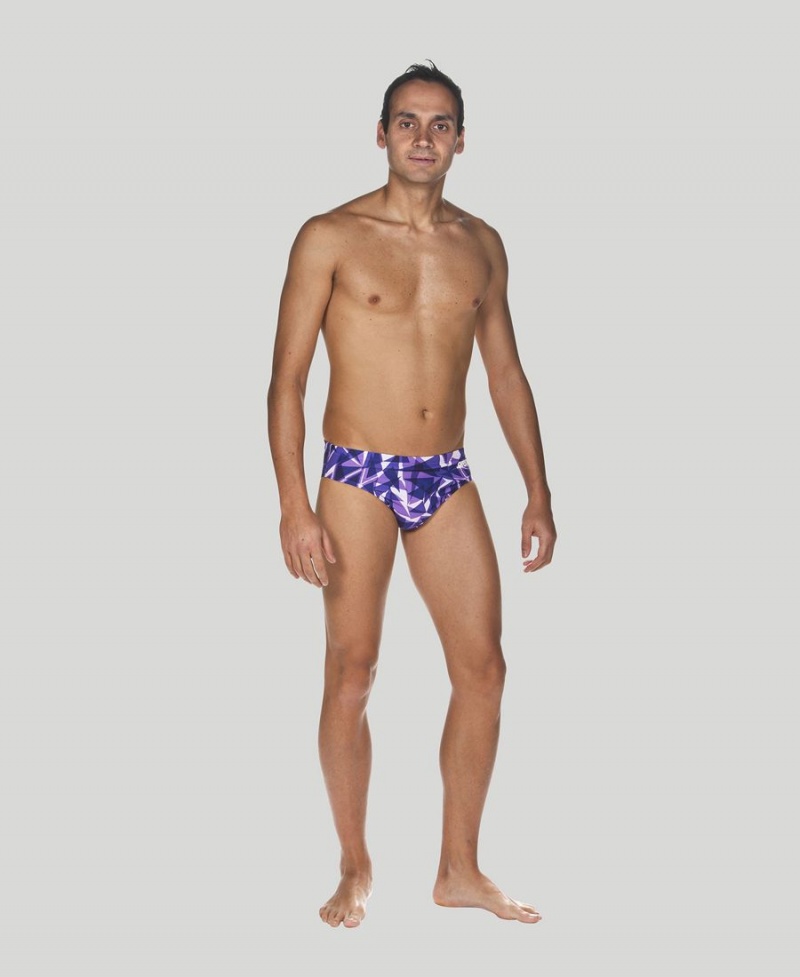 Arena Shattered Glass Schwimmhose Lila | QUW77G-469